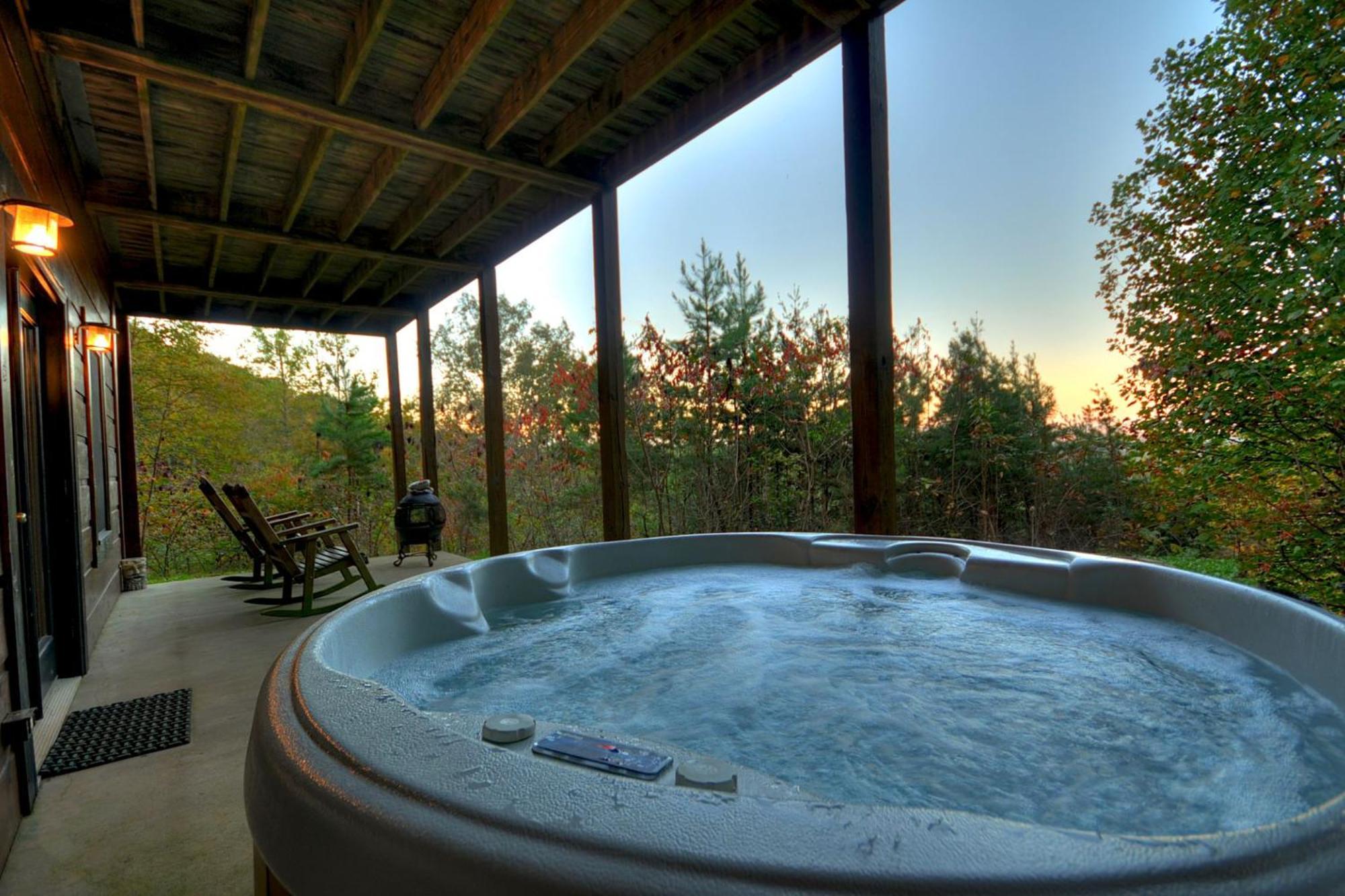 The View Sweeping Mountain Views Gas Fireplace Game Room Hot Tub Blue Ridge Zewnętrze zdjęcie
